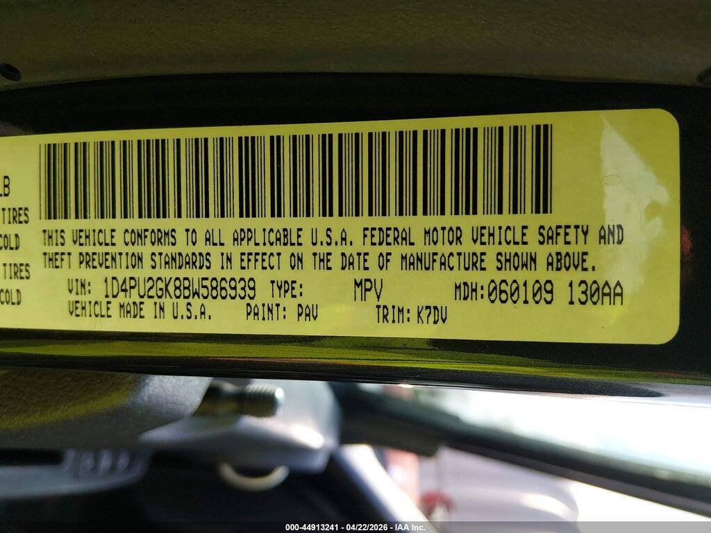 1D4PU2GK8BW586939 2011 DODGE NITRO photo no. 9