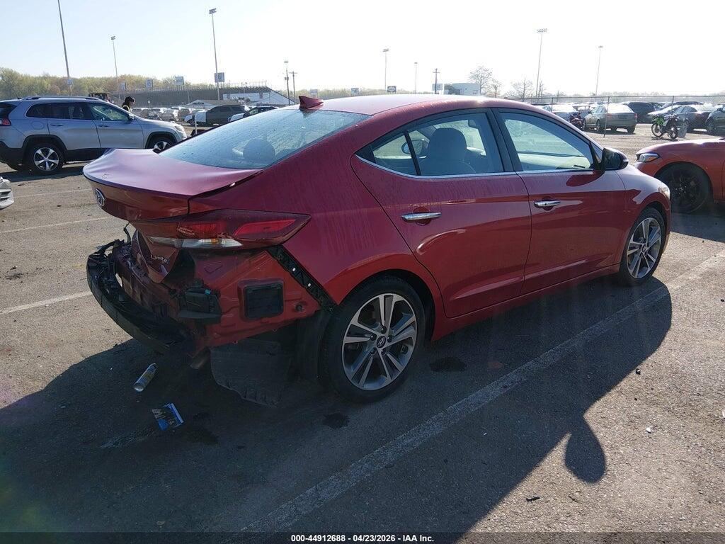 5NPD84LF6HH087192 2017 HYUNDAI ELANTRA photo no. 4