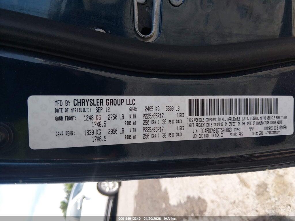 3C4PDCAB1DT508863 2013 DODGE JOURNEY photo no. 9