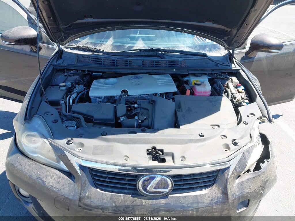 JTHKD5BH5C2107498 2012 LEXUS CT 200H photo no. 10