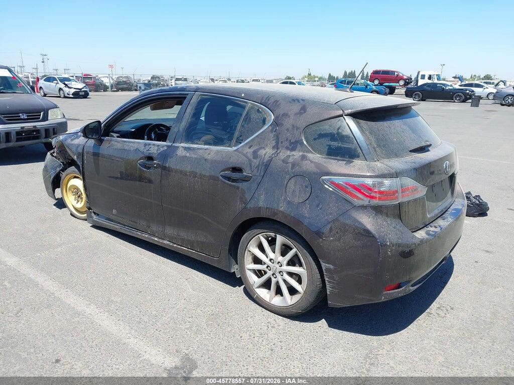 JTHKD5BH5C2107498 2012 LEXUS CT 200H photo no. 3