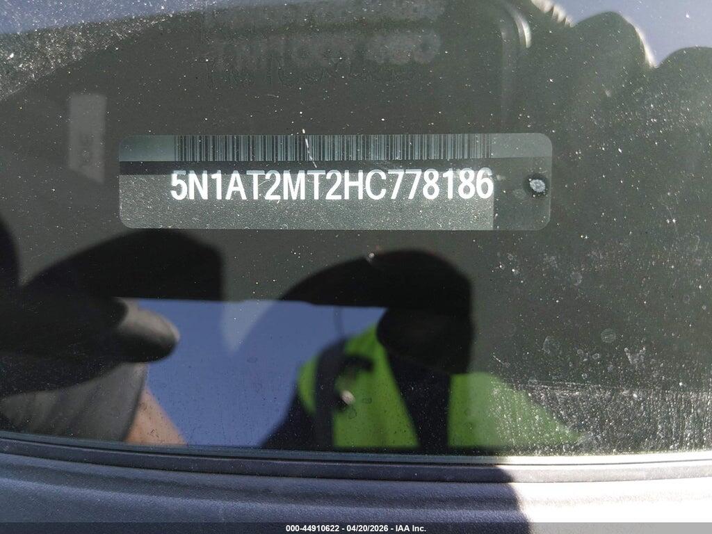 5N1AT2MT2HC778186 2017 NISSAN ROGUE photo no. 9