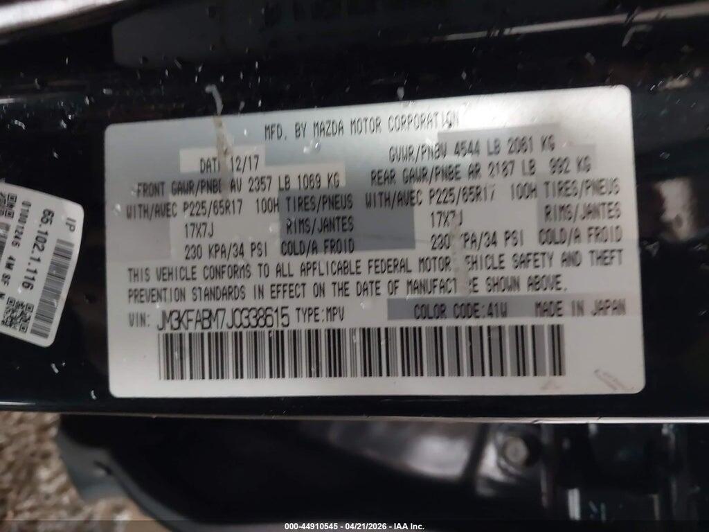 JM3KFABM7J0338615 2018 MAZDA CX-5 photo no. 9