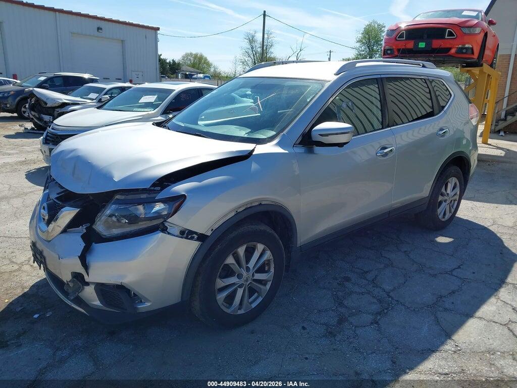 KNMAT2MV1GP642158 2016 NISSAN ROGUE photo no. 2
