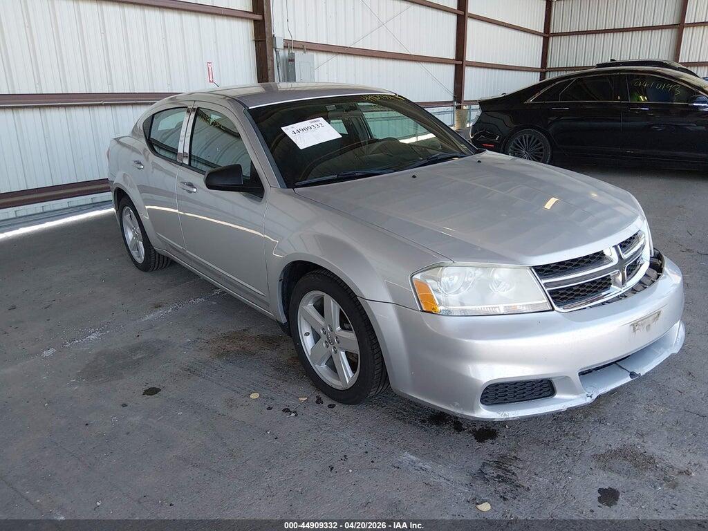 1C3CDZAB7CN144579 2012 DODGE AVENGER photo no. 1