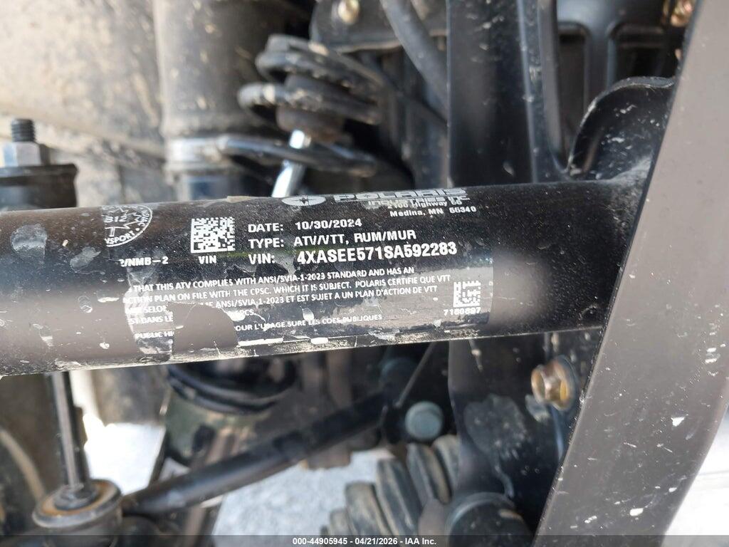 4XASEE571SA592283 2025 POLARIS SPORTSMAN photo no. 10