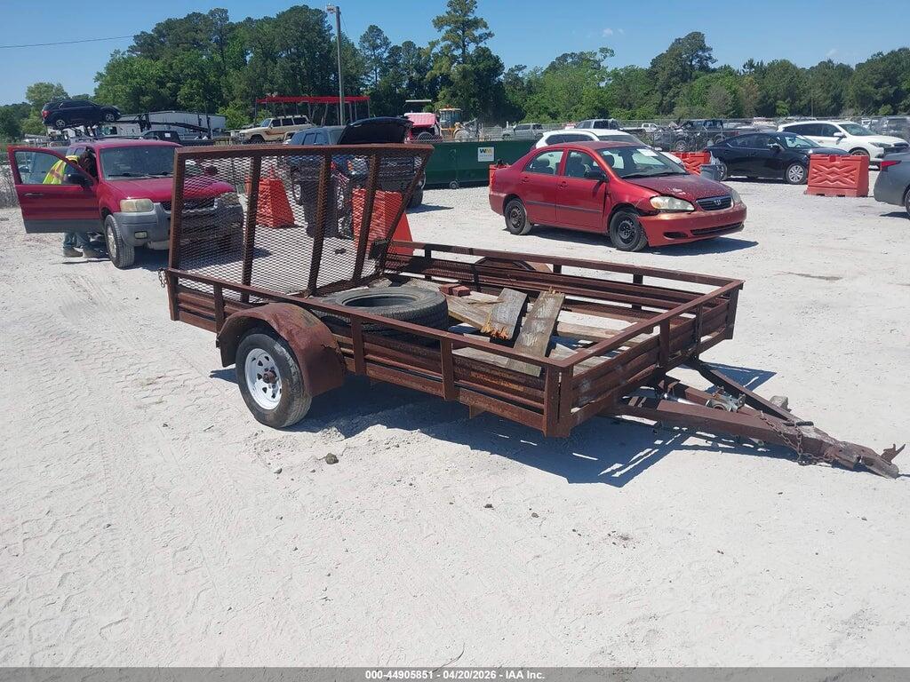 4DEUS101XSS001476 1995 HOMEMADE UTILITY TRAILER photo no. 1
