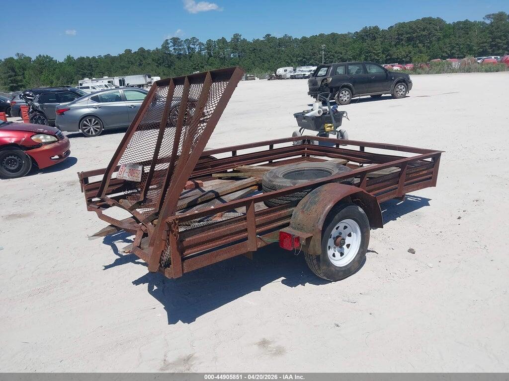 4DEUS101XSS001476 1995 HOMEMADE UTILITY TRAILER photo no. 4
