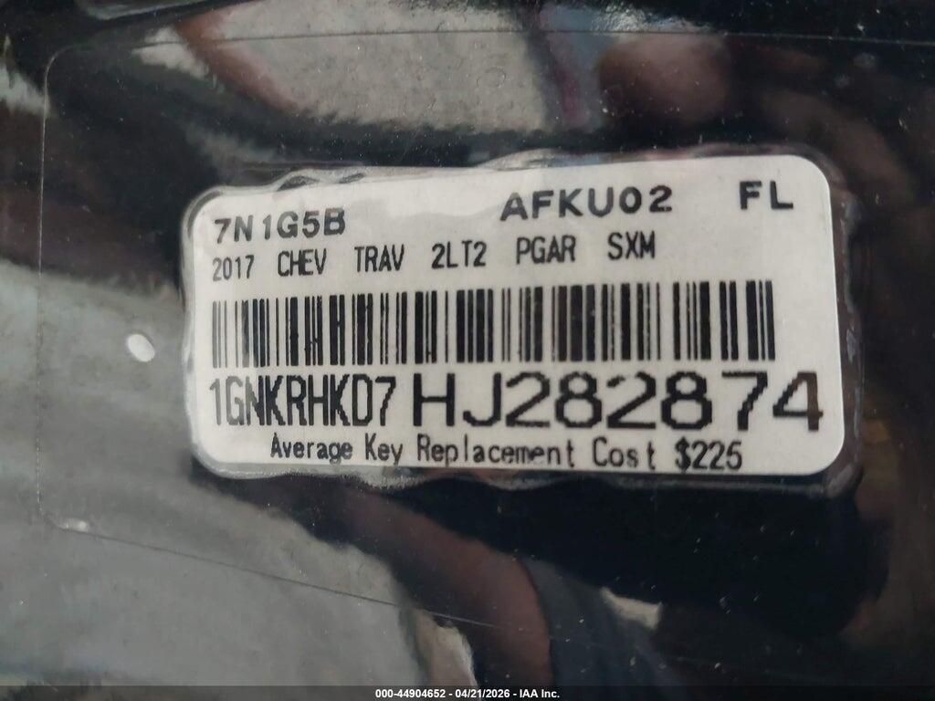 1GNKRHKD7HJ282874 2017 CHEVROLET TRAVERSE photo no. 9