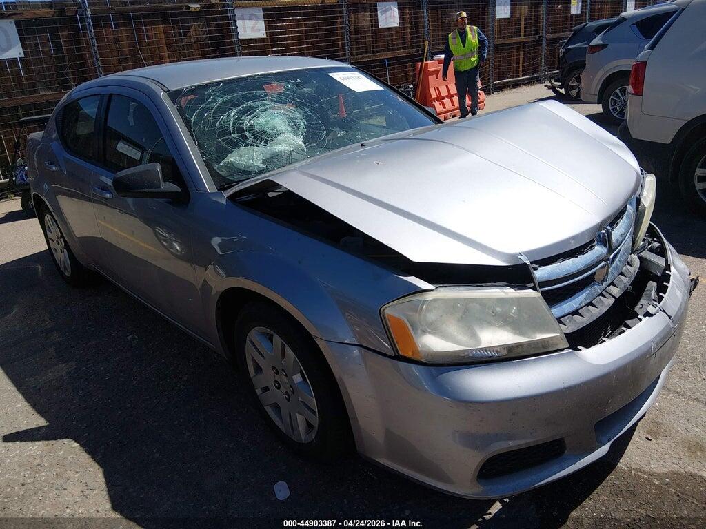 1C3CDZAB0EN184327 2014 DODGE AVENGER photo no. 1