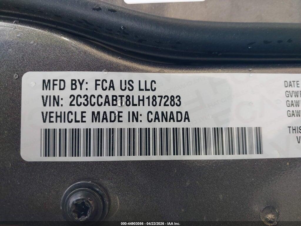2C3CCABT8LH187283 2020 CHRYSLER 300 photo no. 9