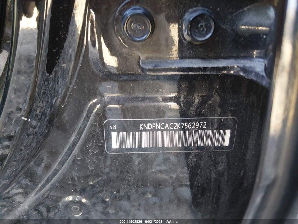 KNDPNCAC2K7562972 2019 KIA SPORTAGE photo no. 9