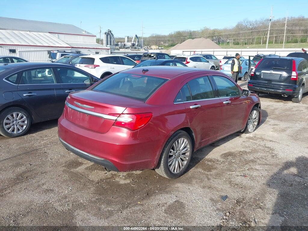 1C3CCBCG1DN767958 2013 CHRYSLER 200 photo no. 4