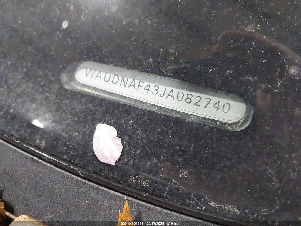 WAUDNAF43JA082740 2018 AUDI A4 photo no. 9