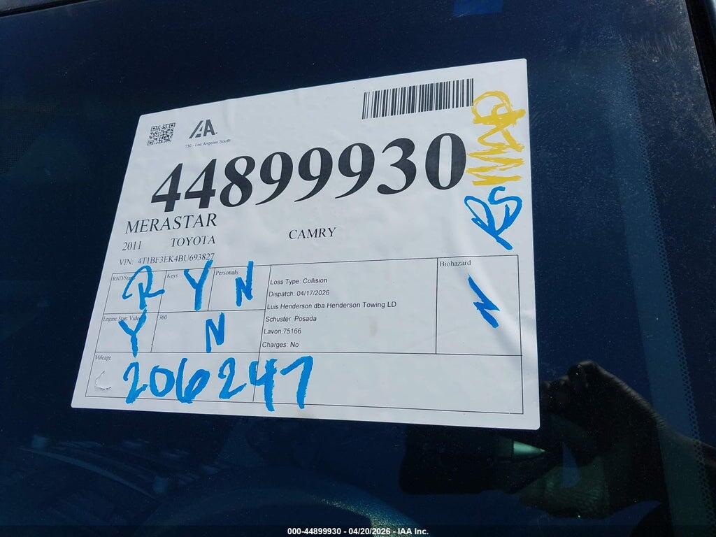 4T1BF3EK4BU693827 2011 TOYOTA CAMRY photo no. 12