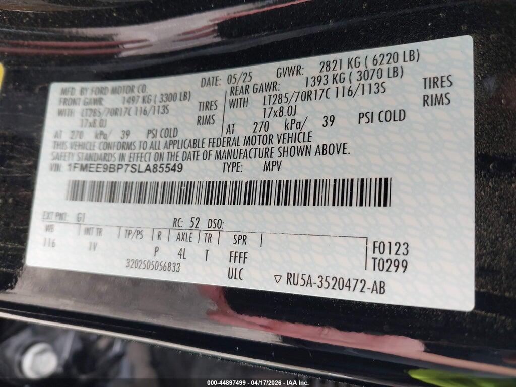 1FMEE9BP7SLA85549 2025 FORD BRONCO photo no. 9
