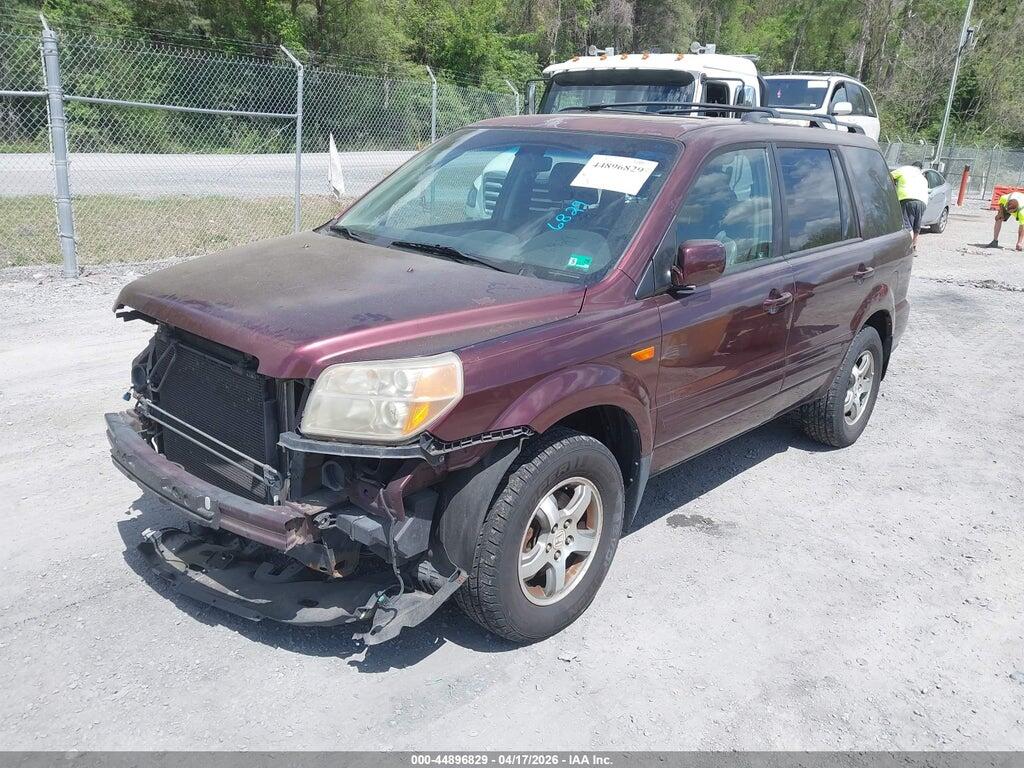 2HKYF18797H508425 2007 HONDA PILOT photo no. 2