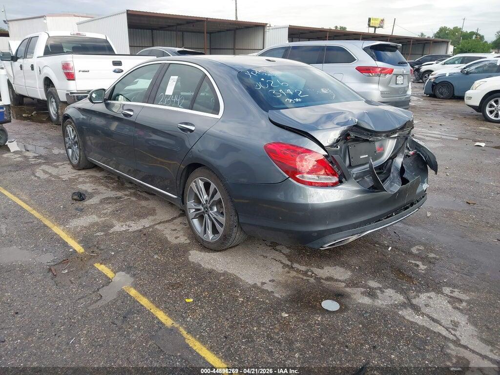 55SWF4JB5JU263442 2018 MERCEDES-BENZ C 300 photo no. 3