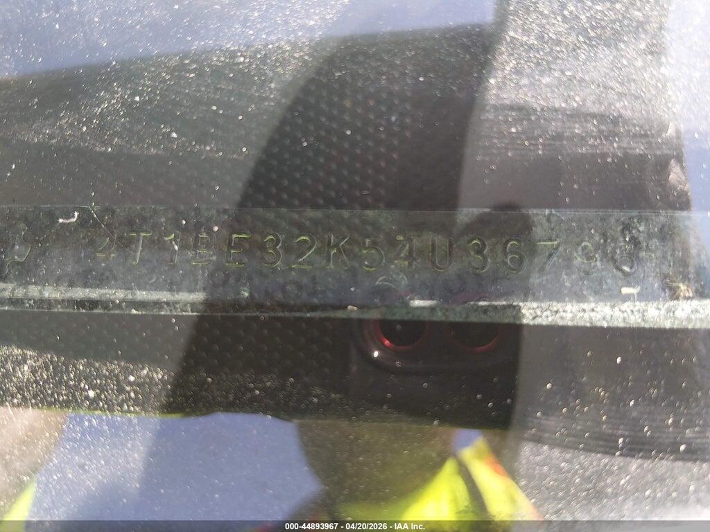 4T1BE32K54U367965 2004 TOYOTA CAMRY photo no. 9