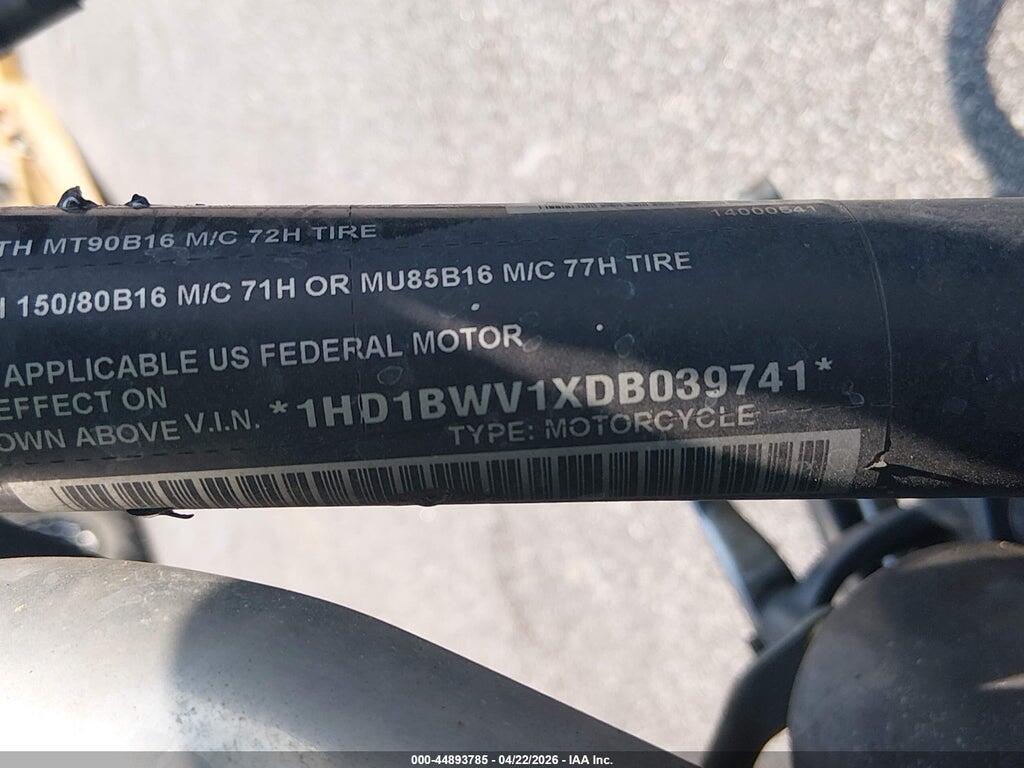 1HD1BWV1XDB039741 2013 HARLEY-DAVIDSON FLSTC photo no. 10