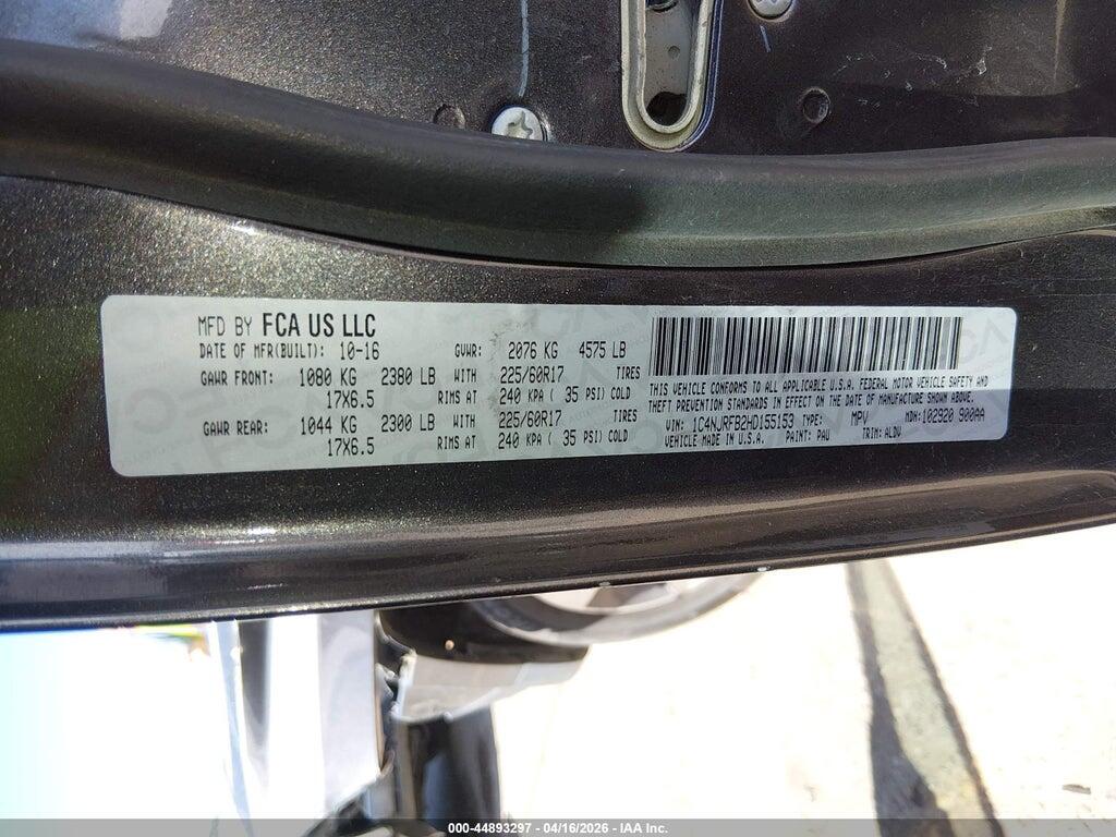 1C4NJRFB2HD155153 2017 JEEP PATRIOT photo no. 9