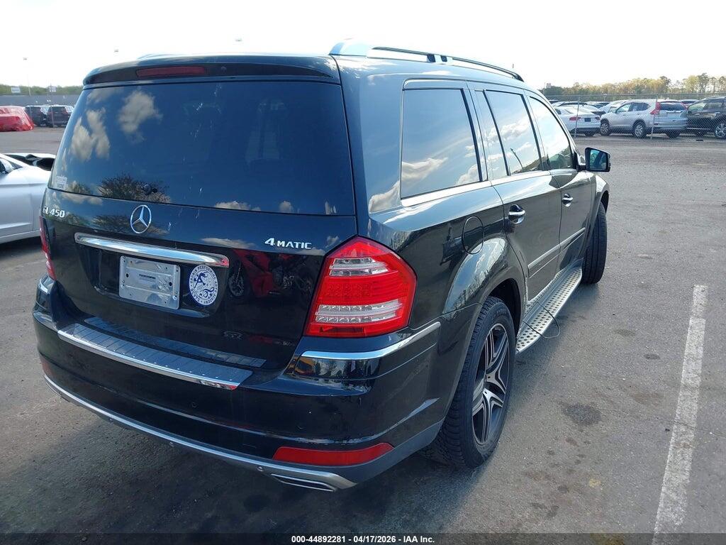 4JGBF7BE1CA802849 2012 MERCEDES-BENZ GL 450 photo no. 4