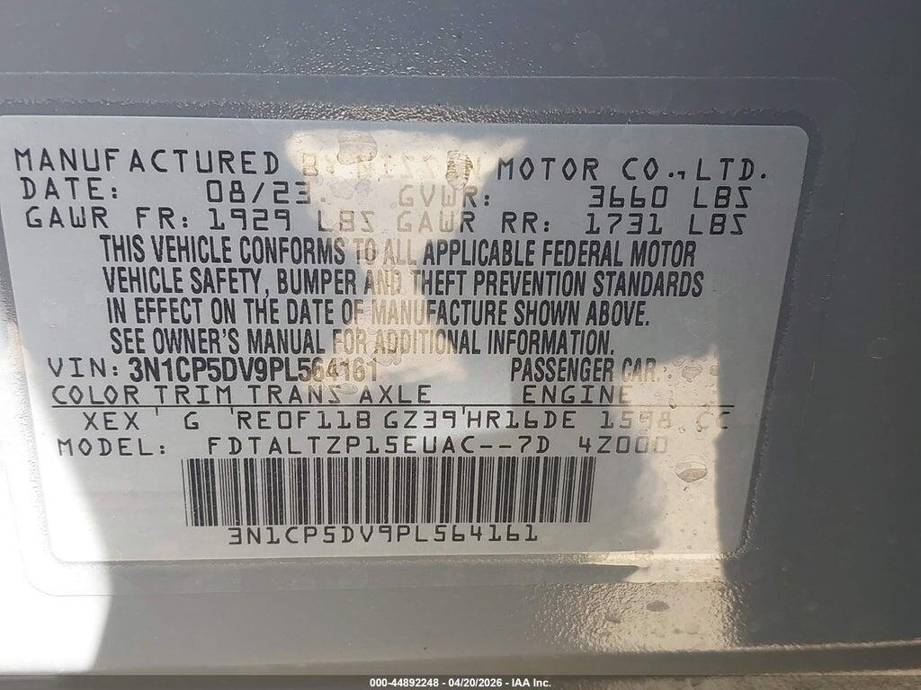 3N1CP5DV9PL564161 2023 NISSAN KICKS photo no. 9