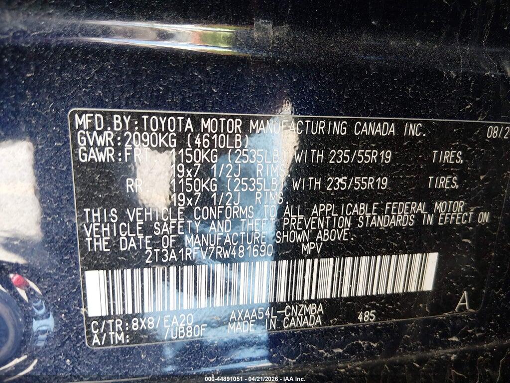 2T3A1RFV7RW481690 2024 TOYOTA RAV4 photo no. 9