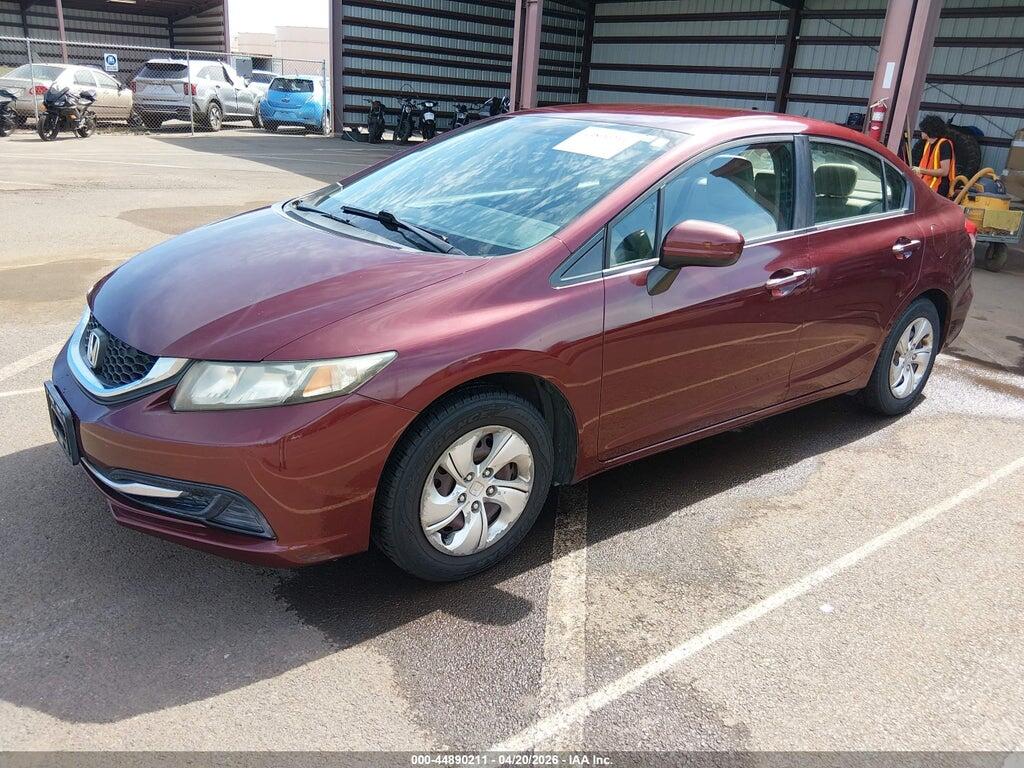 2HGFB2F5XFH513622 2015 HONDA CIVIC photo no. 2