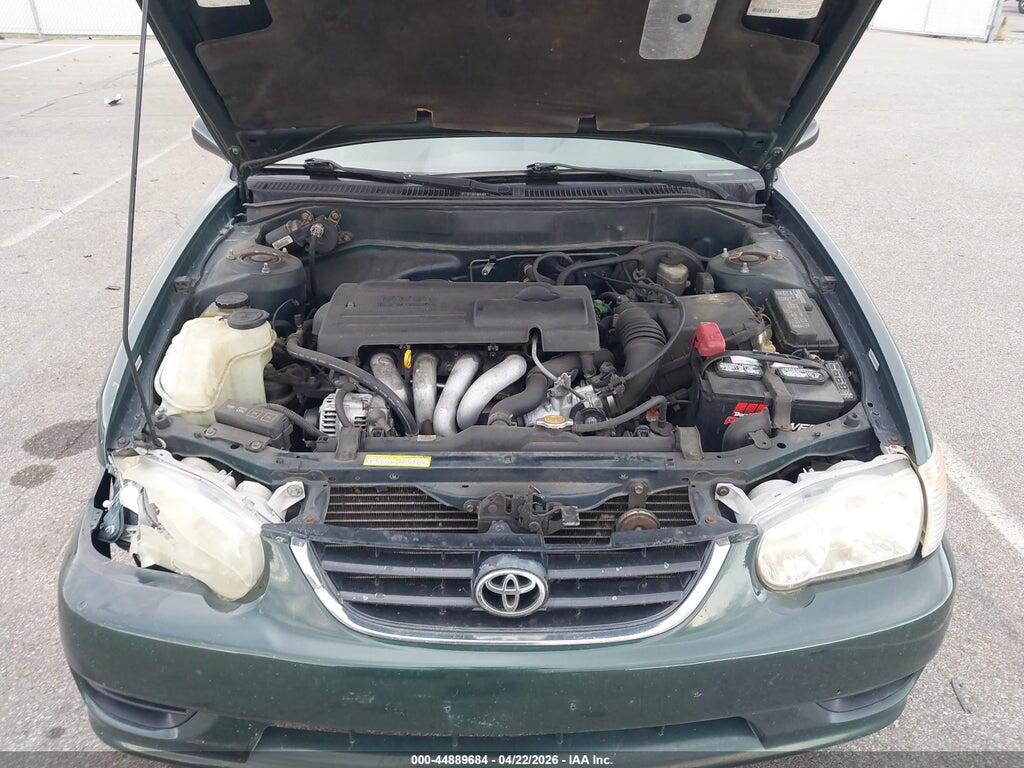 1NXBR12E92Z605820 2002 TOYOTA COROLLA photo no. 10