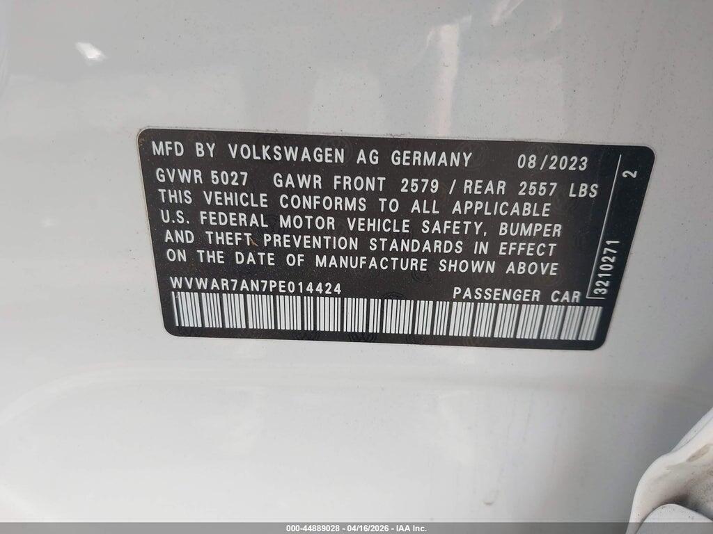 WVWAR7AN7PE014424 2023 VOLKSWAGEN ARTEON photo no. 9