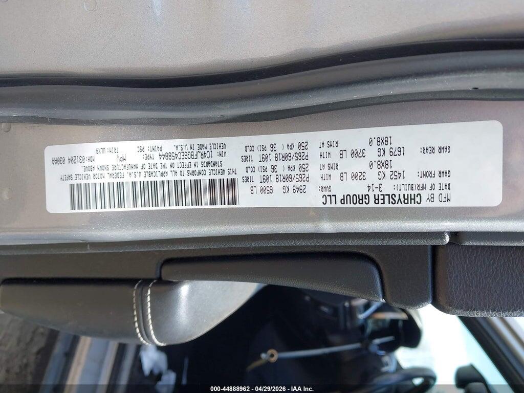 1C4RJFBG6EC458844 2014 JEEP GRAND CHEROKEE photo no. 9