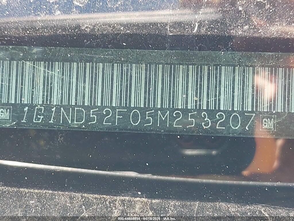 1G1ND52F05M253207 2005 CHEVROLET CLASSIC photo no. 9