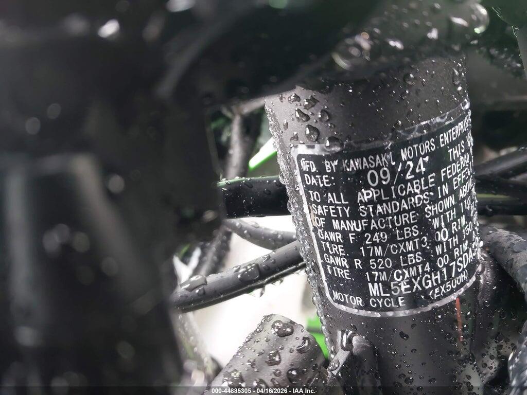 ML5EXGH17SDA39068 2025 KAWASAKI EX500 photo no. 10