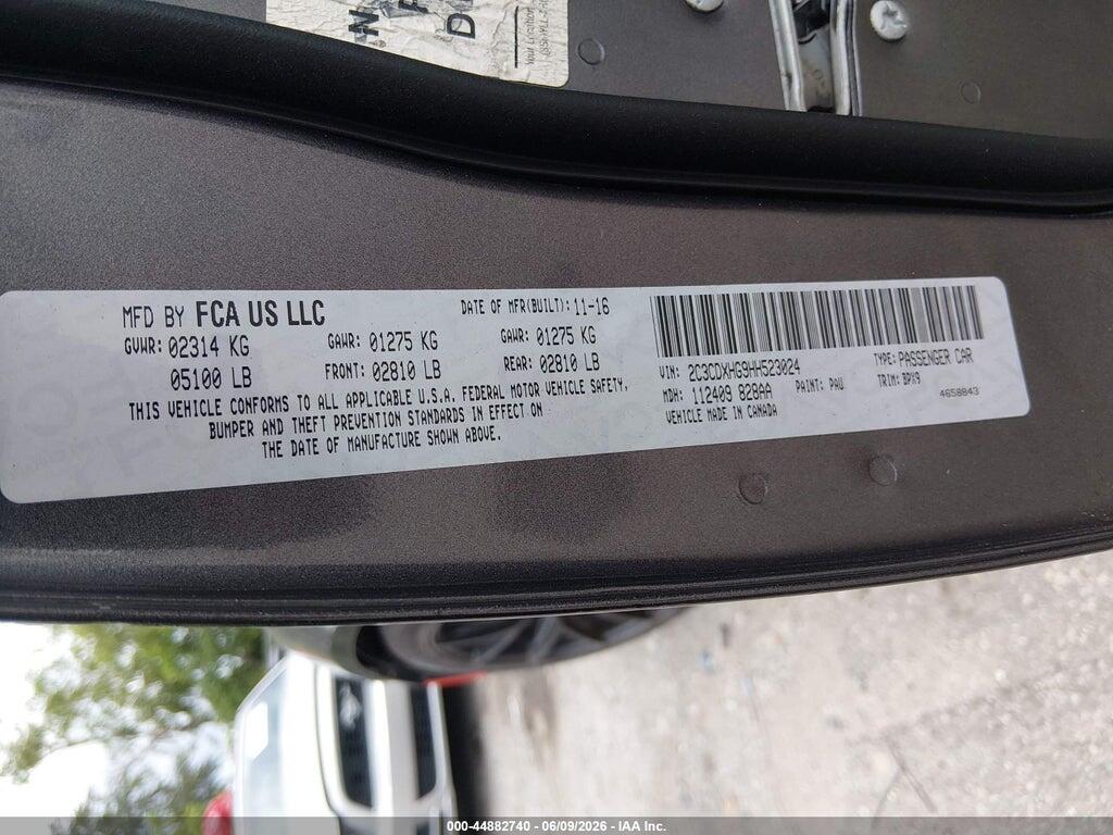 2C3CDXHG9HH523024 2017 DODGE CHARGER photo no. 9