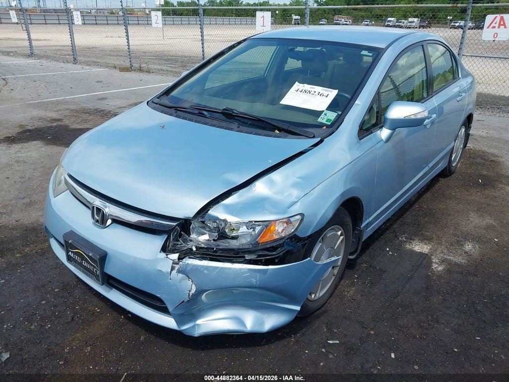 JHMFA36238S011154 2008 HONDA CIVIC HYBRID photo no. 2