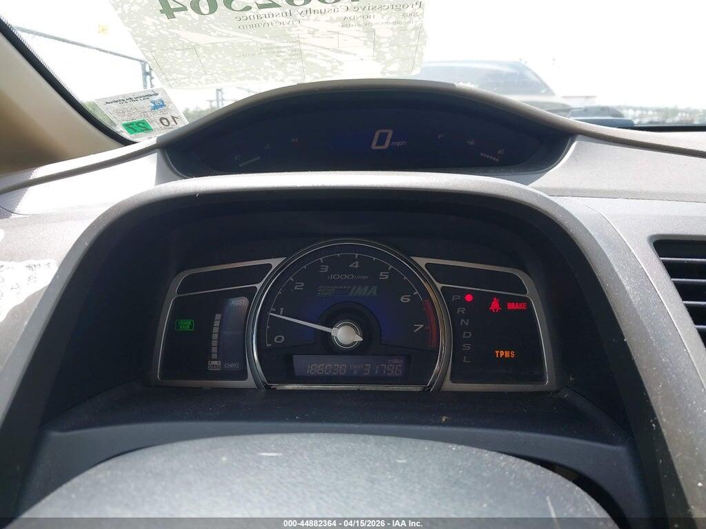 JHMFA36238S011154 2008 HONDA CIVIC HYBRID photo no. 7