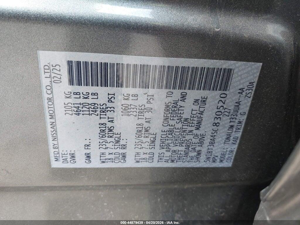 5N1BT3BA4SC830520 2025 NISSAN ROGUE photo no. 9