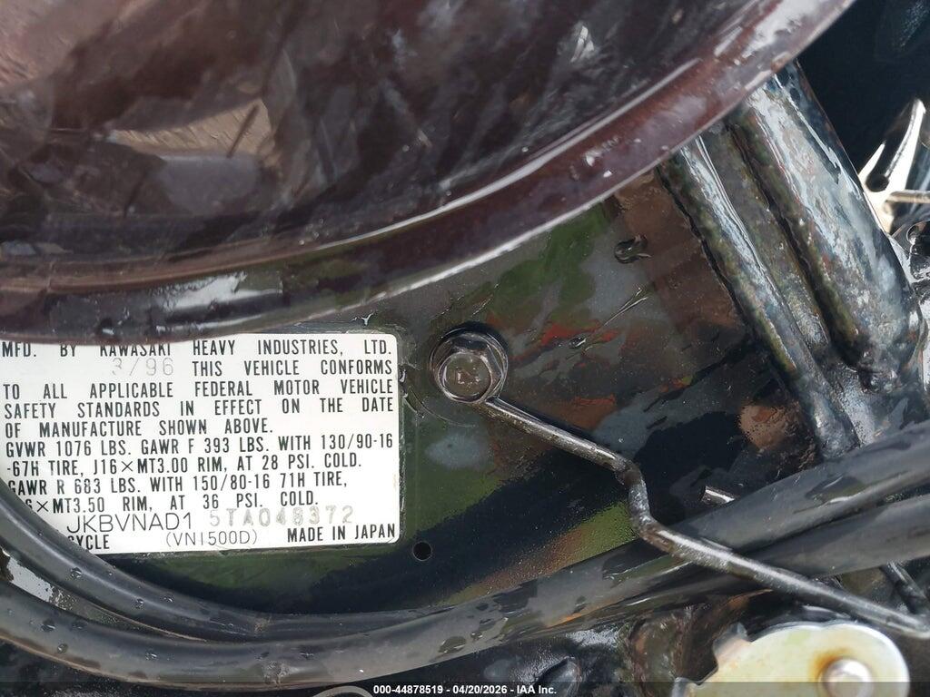 JKBVNAD15TA048372 1996 KAWASAKI VN1500 photo no. 9