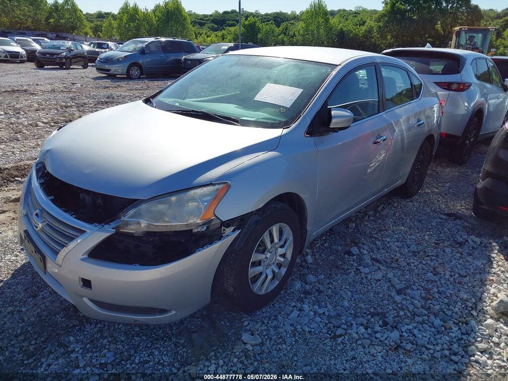 3N1AB7AP2EL615987 2014 NISSAN SENTRA photo no. 2