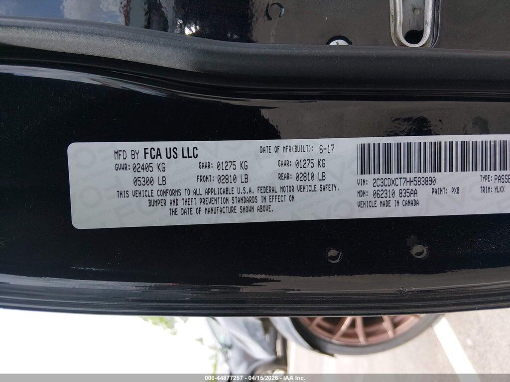 2C3CDXCT7HH583890 2017 DODGE CHARGER photo no. 9
