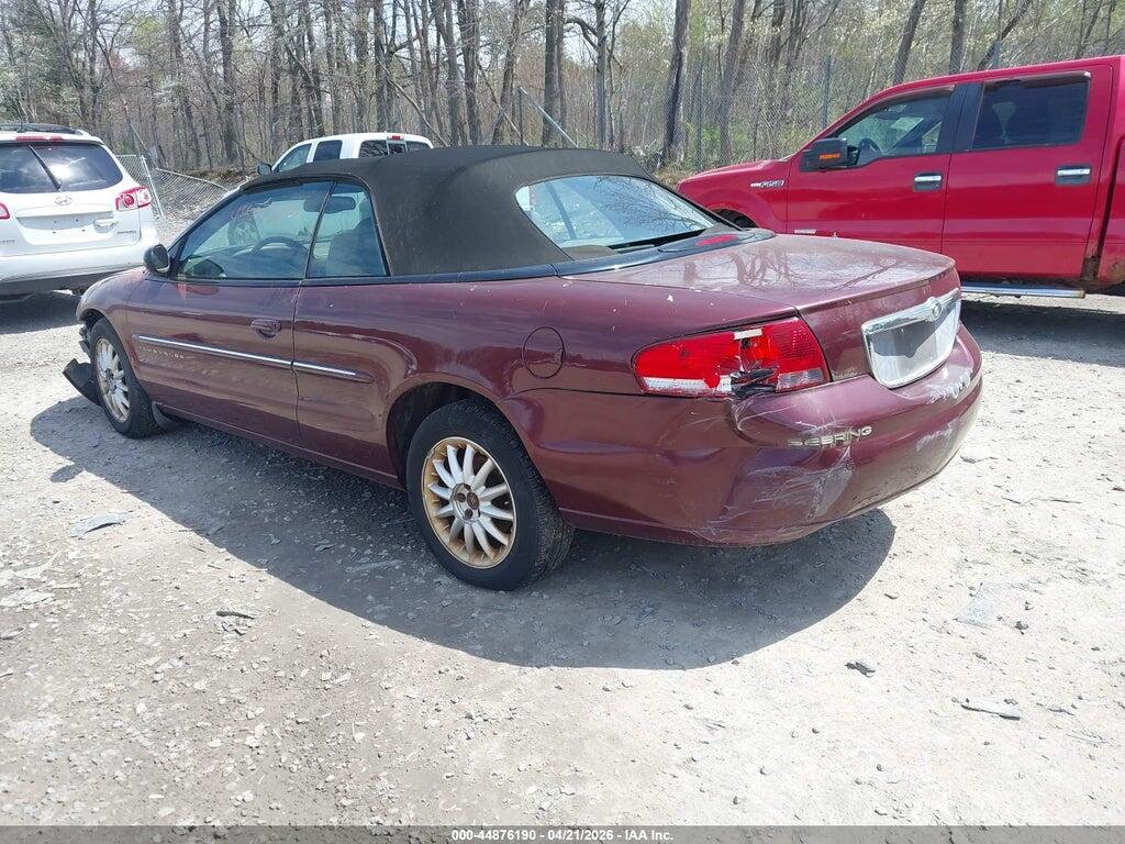 1C3EL55U91N622613 2001 CHRYSLER SEBRING photo no. 3