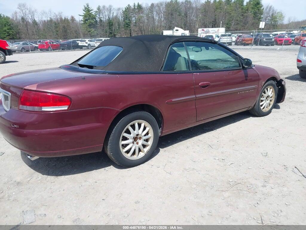 1C3EL55U91N622613 2001 CHRYSLER SEBRING photo no. 4