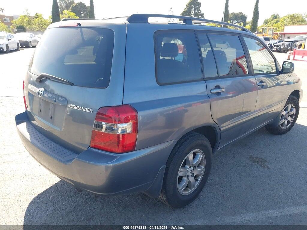 JTEDP21A050060489 2005 TOYOTA HIGHLANDER photo no. 4