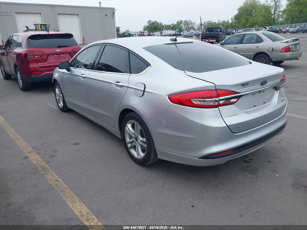 3FA6P0LU1JR255378 2018 FORD FUSION HYBRID photo no. 3