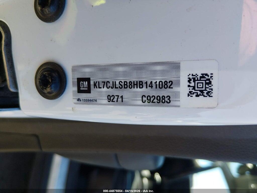 KL7CJLSB8HB141082 2017 CHEVROLET TRAX photo no. 9