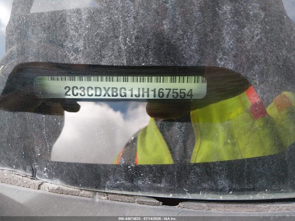 2C3CDXBG1JH167554 2018 DODGE CHARGER photo no. 9