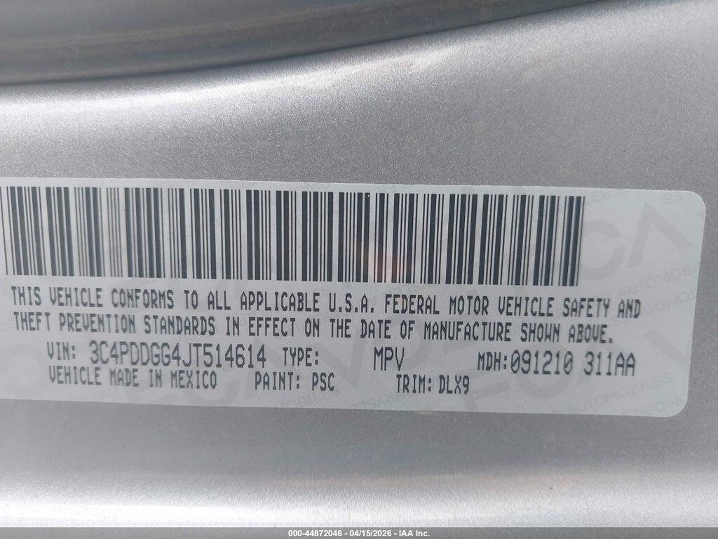 3C4PDDGG4JT514614 2018 DODGE JOURNEY photo no. 9