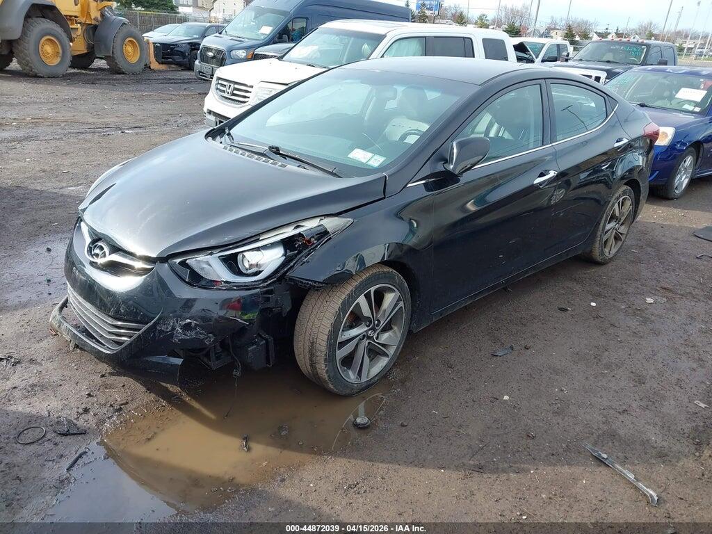 5NPDH4AE4EH543132 2014 HYUNDAI ELANTRA photo no. 2