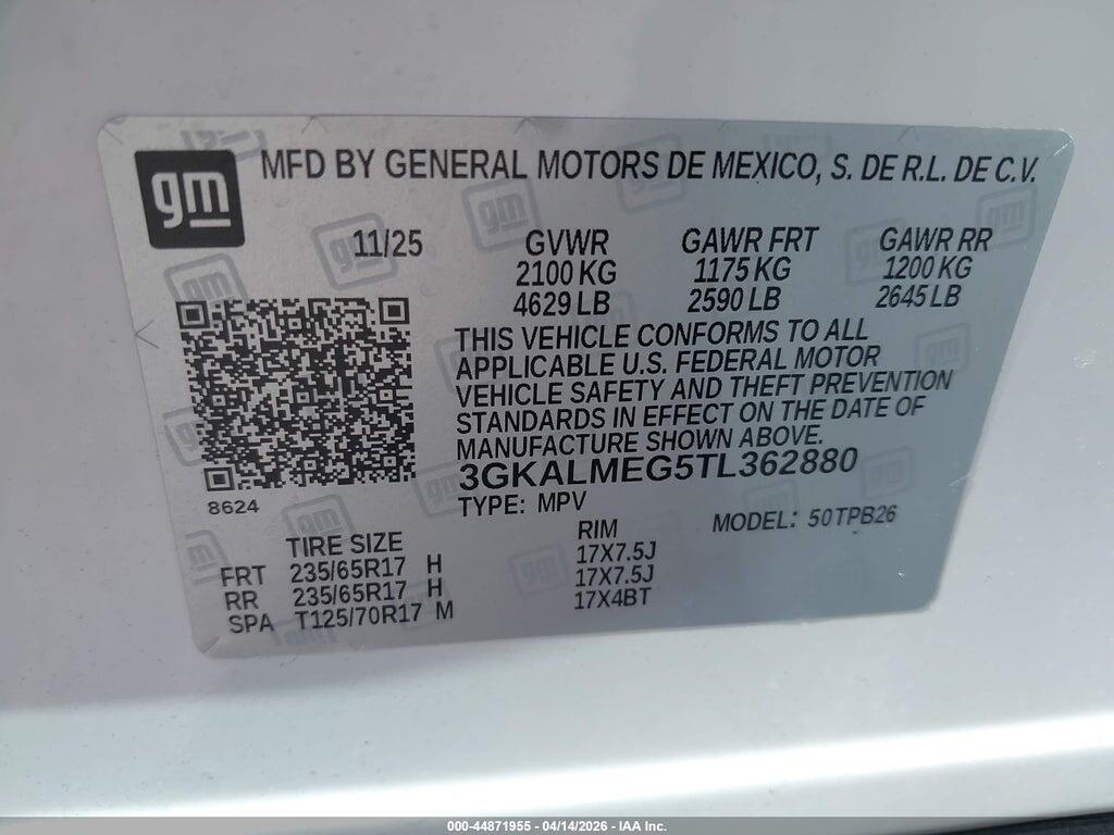 3GKALMEG5TL362880 2026 GMC TERRAIN photo no. 9
